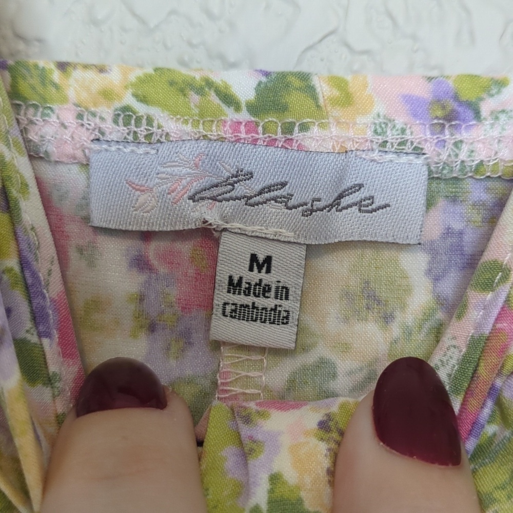 Blashe multicolored floral sleeveless ruched bodycon mini dress - Picture 8 of 9